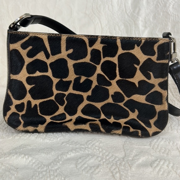 Carolee small zebra-print satchel purse - Picture 2 of 7